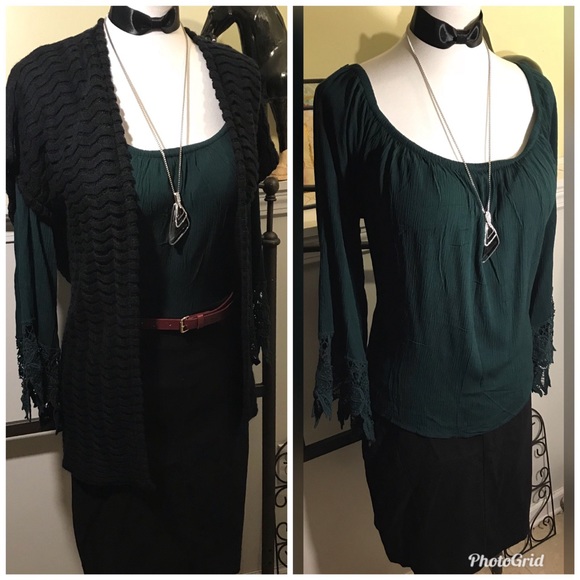 17 PIECE SET SWEATER/SKIRT/BLOUSE/JEWELRY (2)2X,3X - Picture 4 of 8